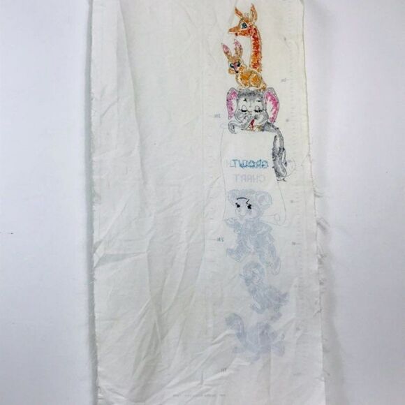 Growth Chart Unfinished Embroidery Vintage - Picture 7 of 7